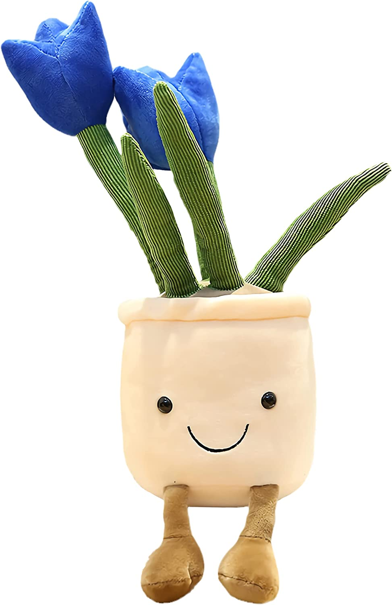 30cm Tulip Plush Toy Flower Pot Stuffed Plushie Pillow Decoration | Buy ...