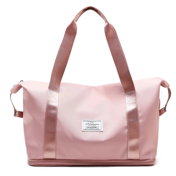 Duffle Bag for Women/Gym Bag with Wet Pocket for Daily Outings Trip- Pink