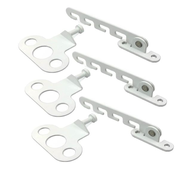 3Pack Window Restrictor Latch,Limit Stay Adjustable Casement Window Limiter