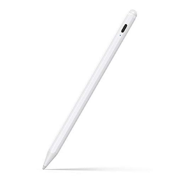 Tuff-Luv Enhanced Stylus Pen for Apple iPad 2018-2021 With palm Rejection - White