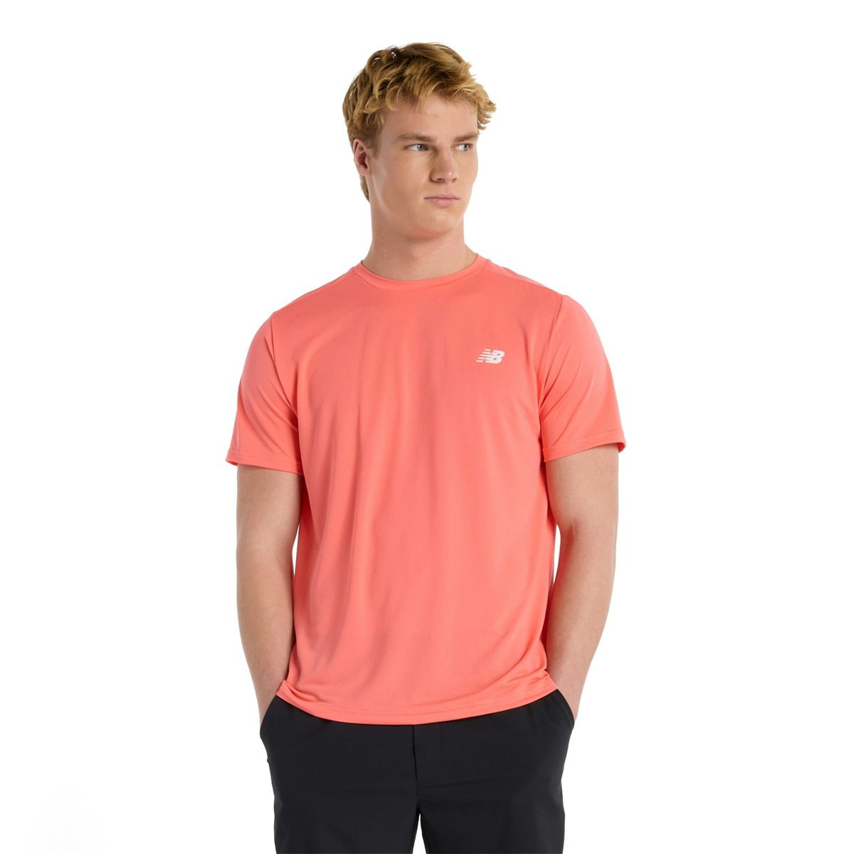 New Balance Men's NB Sport Short Sleeve Tee - Red