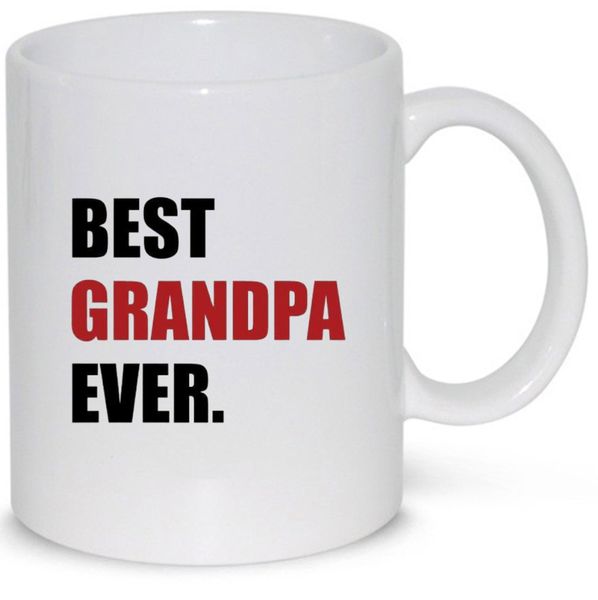 Best Grandpa Ever Birthday Christmas Father's Day Gift Mug