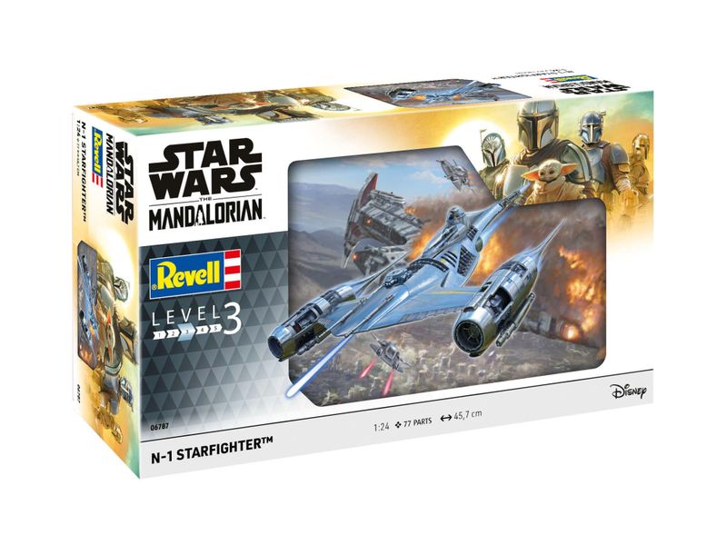 Revell 1/24 Star Wars The Mandalorian: N1 Starfighter Plastic Model Kit
