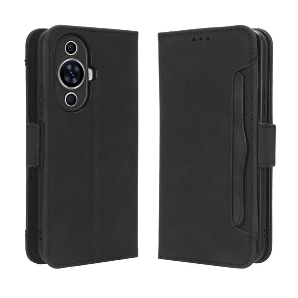 Multi Card Groove Leather Cover Compatible With Huawei Mate 80 Pro Max