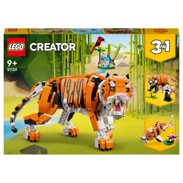LEGO® Creator 3in1 Majestic Tiger 31129 Building Toy Set (755 Pieces)