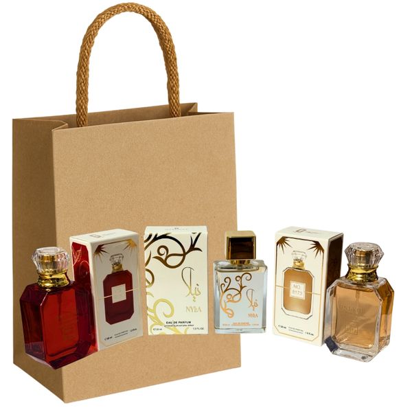 Onlyou Women's Perfume Gift Set | No. 8173, No. 8174 &amp; Nyla with Bag Combo