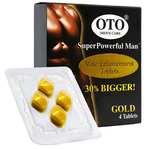 OTO GOLD - Original Male Enlargement &amp; Erection Booster Tablets - 4 Pack