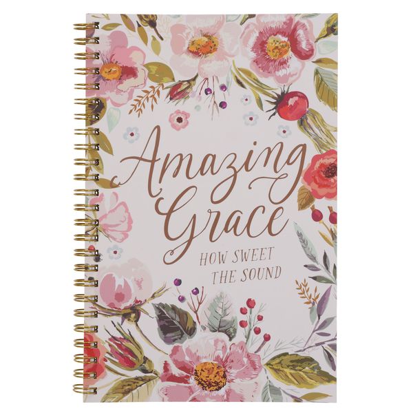 Wirebound Notebook - Amazing Grace How Sweet the Sound