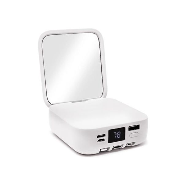 5000mAh Mini Power Bank Portable Charger With Makeup Mirror SE016