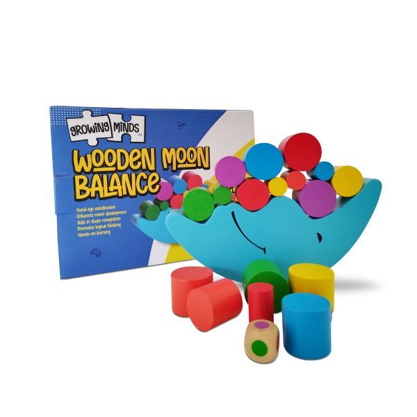 Educational Wooden Moon Balance Toy Wooden Blocks Learning Toys Shop