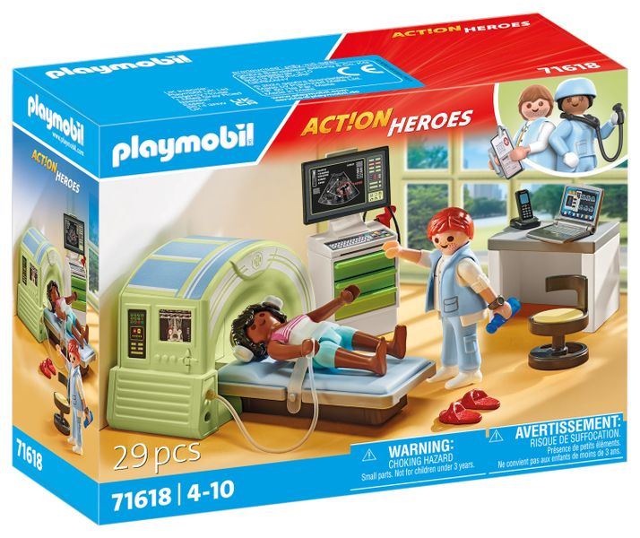 Playmobil City Life - MRI with Patient Set - 29 Pieces