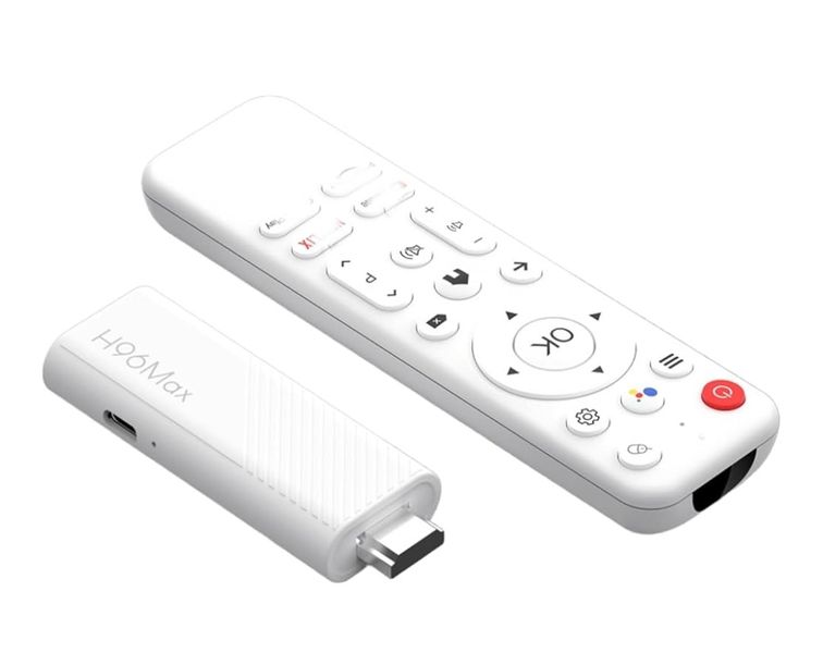 H96 MAX Android 14.0 TV Stick ATV Quad-Core WiFi6 2.4G/5.8Ghz