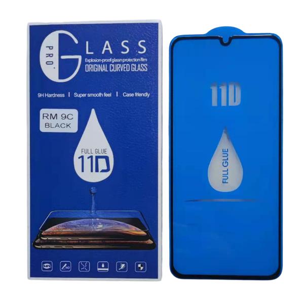 11D Round Edge Tempered Glass Compatible With Redmi Note 9T