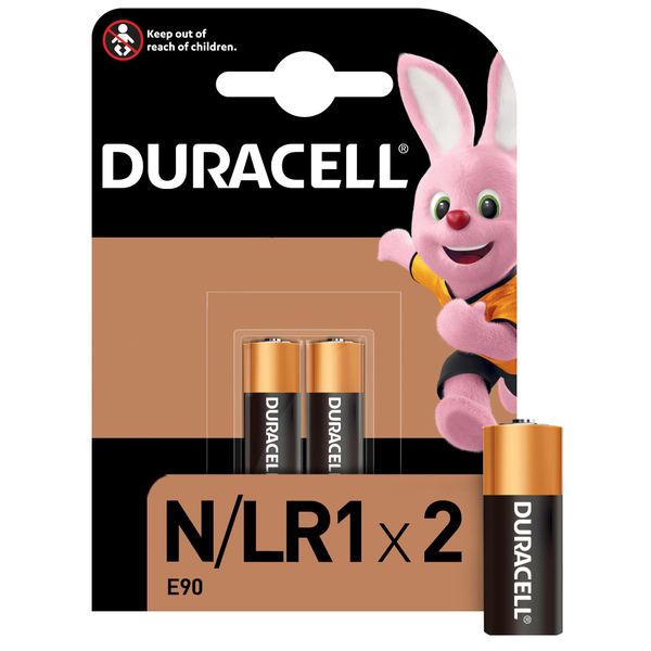 Duracell Specialty N Alkaline Battery 1.5V (E90 / LR1) - 2 Pack