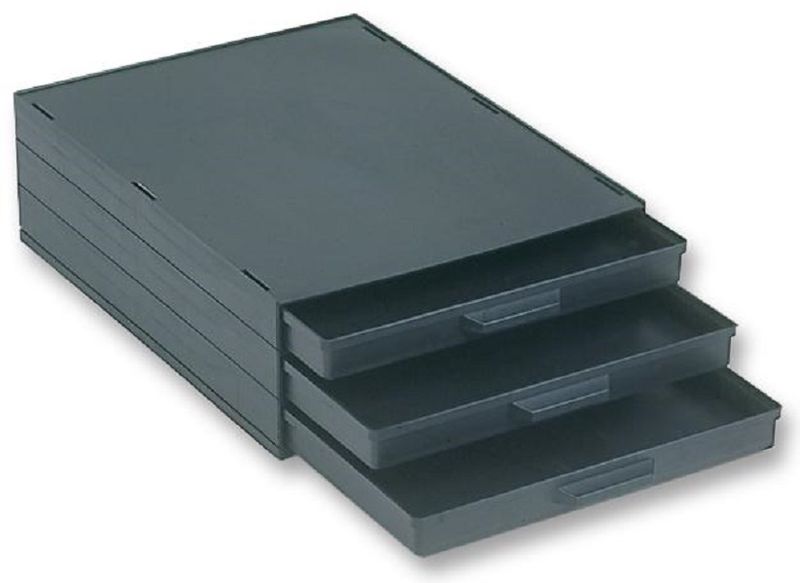 Licefa (A1-4/3 ESD) Storage Cabinet, 3 Drawer, without Inserts, Plastic