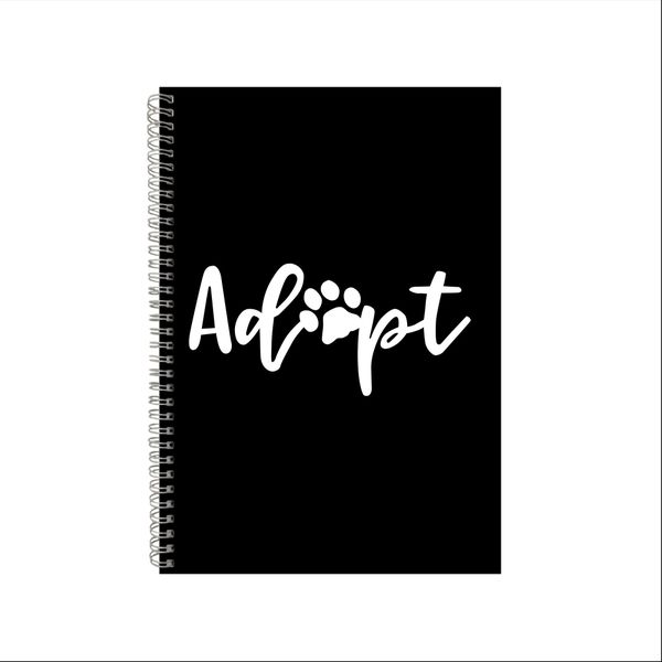 Adopt Wire Bound Notebook Gift Idea Writing Books A4 Notepad