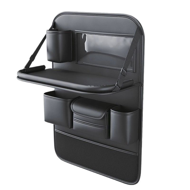 Leather Storage Bag For Car Backrest, Rear Storage Box, Dining Table Style