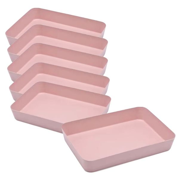 Decor 6Pcs Plastic Kitchen Drawer Office Storage Tray Organizer (27cm)