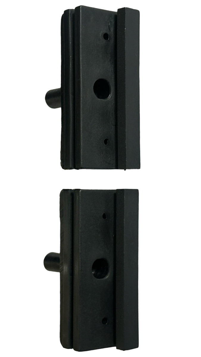 Black Premium Shower Pivot Set of 2