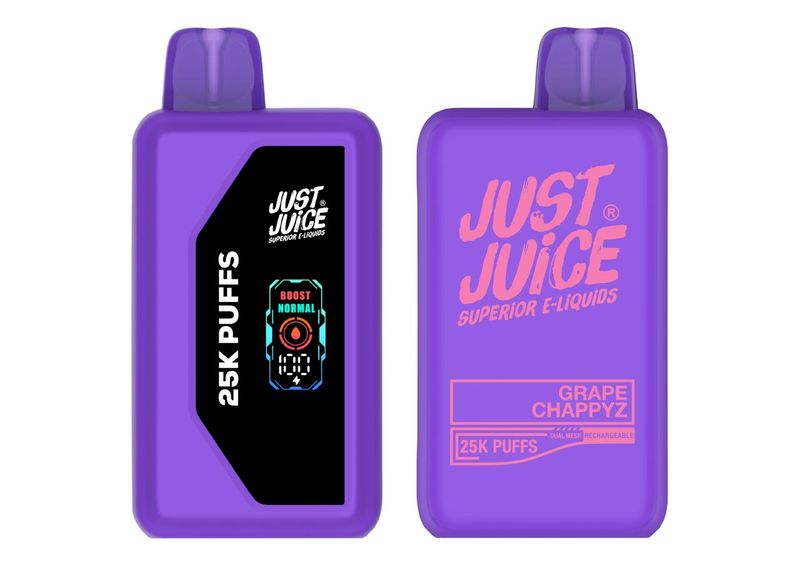 Just Juice 25000 Puffs Disposable Vape - Grape Chappyz (Pack of 2)
