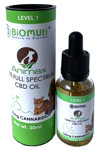 Biomuti - CBD Oil for Cats &amp; Dogs - Level 1 (30ml)