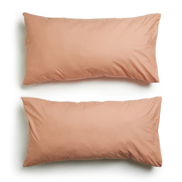 George &amp;Mason - 200TC Cotton 2 Pack Standard Pillowcases- Cork