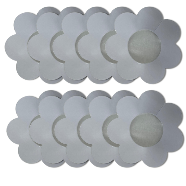Up-Tape Ultra Thin Clear Petal Nipple Pasties - 5 Pairs