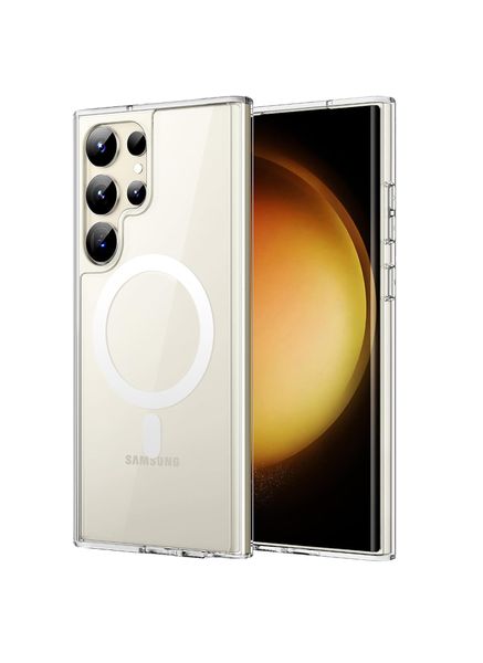 Magnetic Clear Case for Samsung Galaxy S23 Ultra