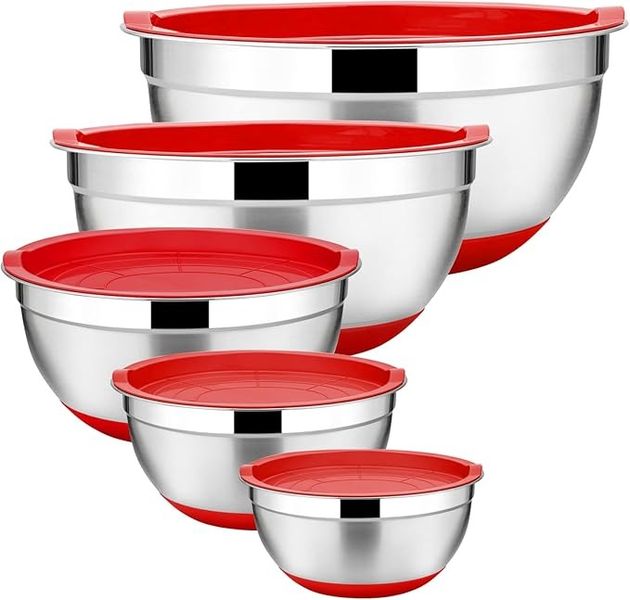Kath 5 Piece Round Salad Bowls