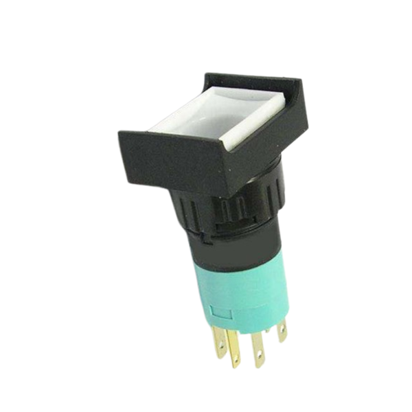 P1824L1P-65 18x24mm IP65 Rectangular Illuminated Push Button 1P