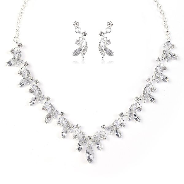 Luxury Water Drop Necklace and Earring Set