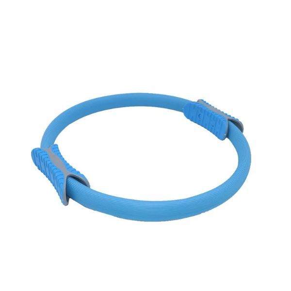 Dual Handle Resistance Fitness Ring - Yoga Ring -Pilates Ring - Blue