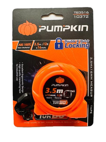 Pumpkin 3.5 Meter Tape Measure