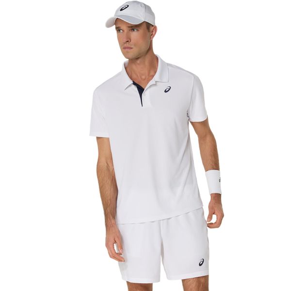 ASICS Men's COURT Polo - Brilliant White