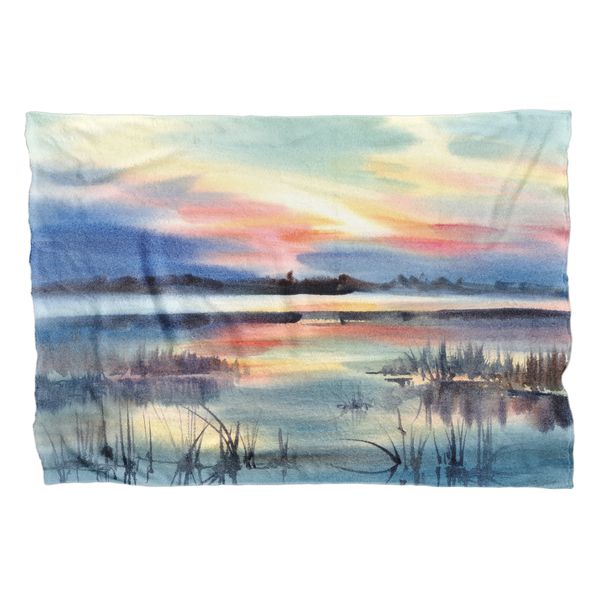 Pastel Sunrise Large Light Weight Fleece