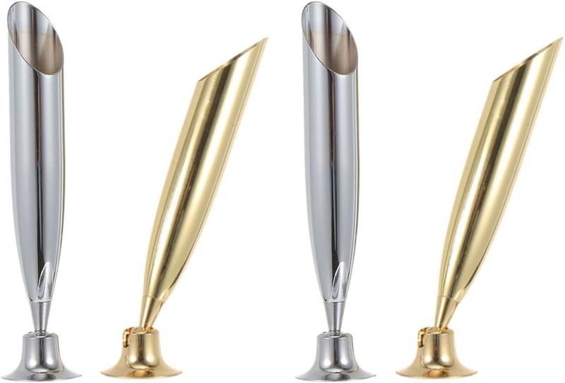 Vintage Quill Pen Holder Set, 4 Pieces Stainless Steel Pen Fountain Holder