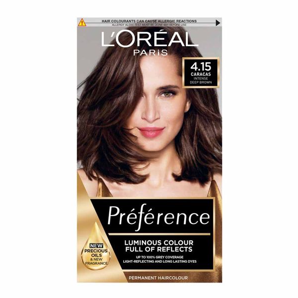 LOreal Preference Permanent Hair Dye - Deep Brown 4.15