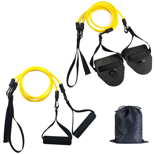 2 Pack Swim Training Belts Swimming Resistant Belts for Adult Pool Training