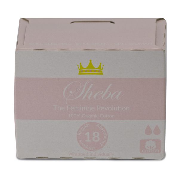 Sheba Feminine - Regular Absorbency Non-Applicator Tampons - Pack of 18