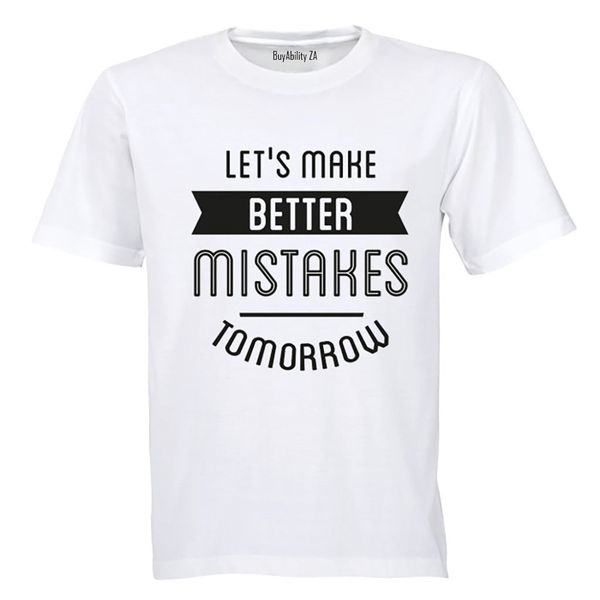 Mens - T-Shirt - White - S image