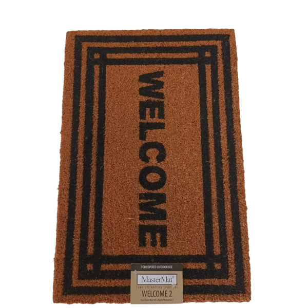 MasterMat Welcome 2 Coir Doormat