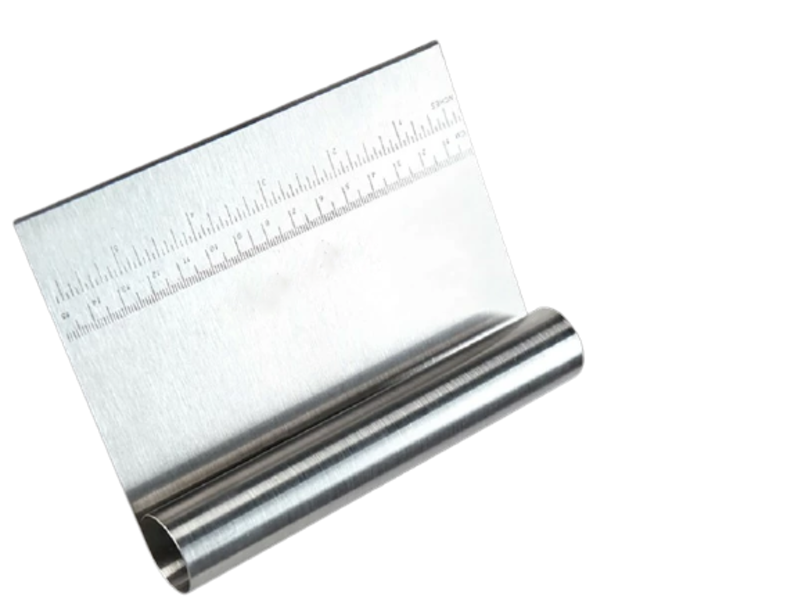 Dough Scraper Cutter 20x12cm Stainless Steel With Measurements