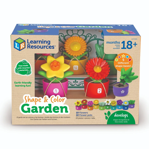 Learning Resources - Shape &amp; Colour Garden Matching Toy