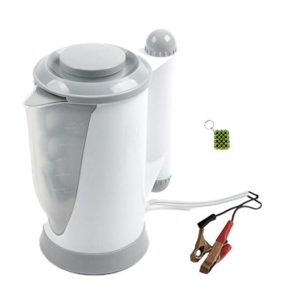 Plastic 4 L Kettle With Battery Leads + Key Holder