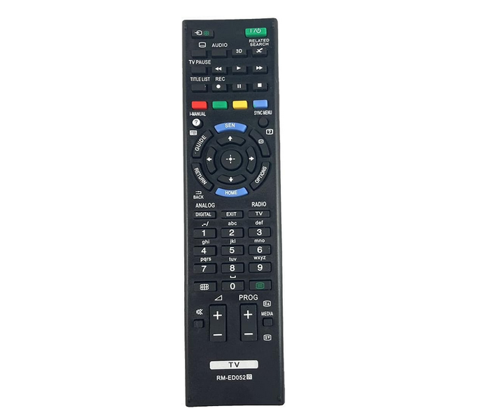 SmartHome RM-ED052 Universal Remote fit Sony TV Compatible RM-ED049 ED050