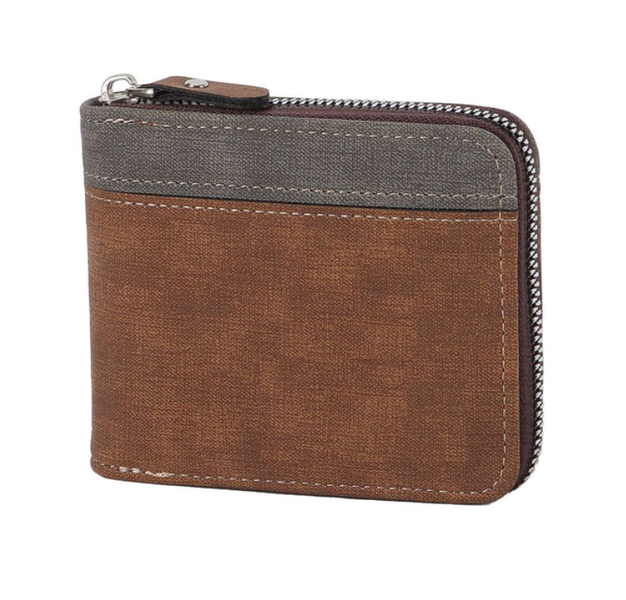 Around Bifold Pu Leather Wallet image