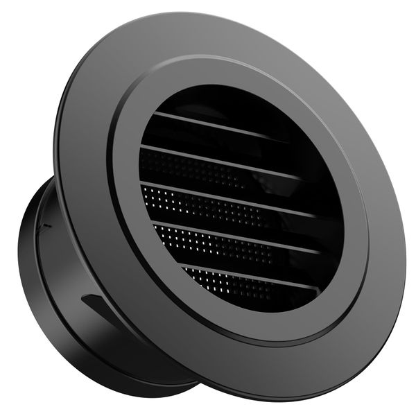 Soffit Vents Round Exhaust Air Vent Cover with Built in Fly Screen 2Pcs