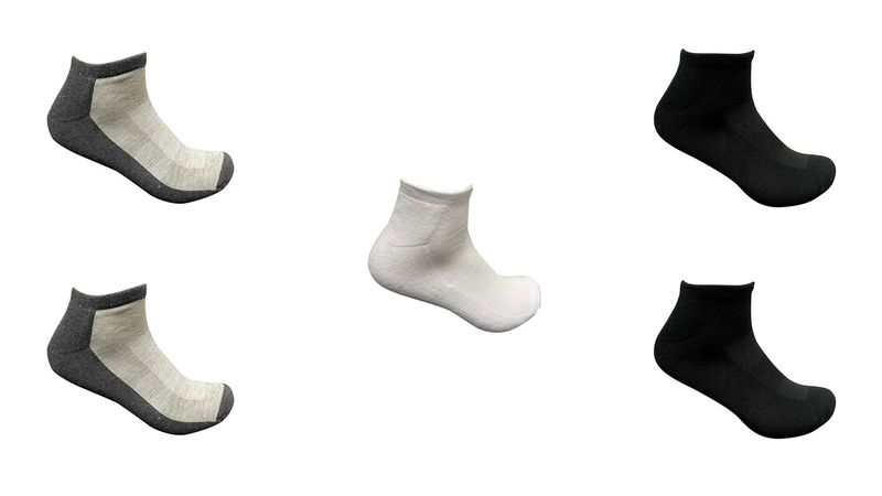 Undeez Low Cut Sport Socks 5 Pack Navy