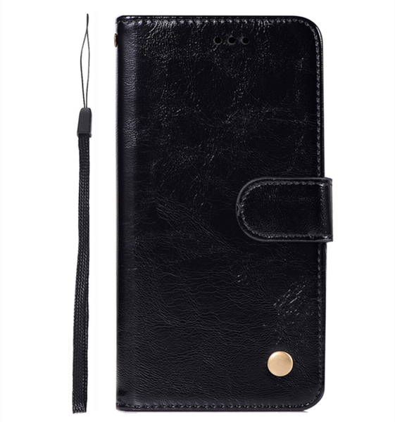Vintage Faux Leather Flip Case for Samsung Galaxy Note10 Lite Brown