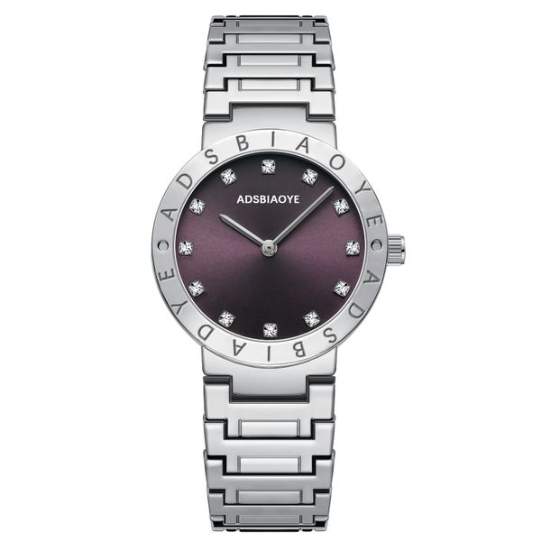 Quartz Analog Watch for Women Glamorous Purple